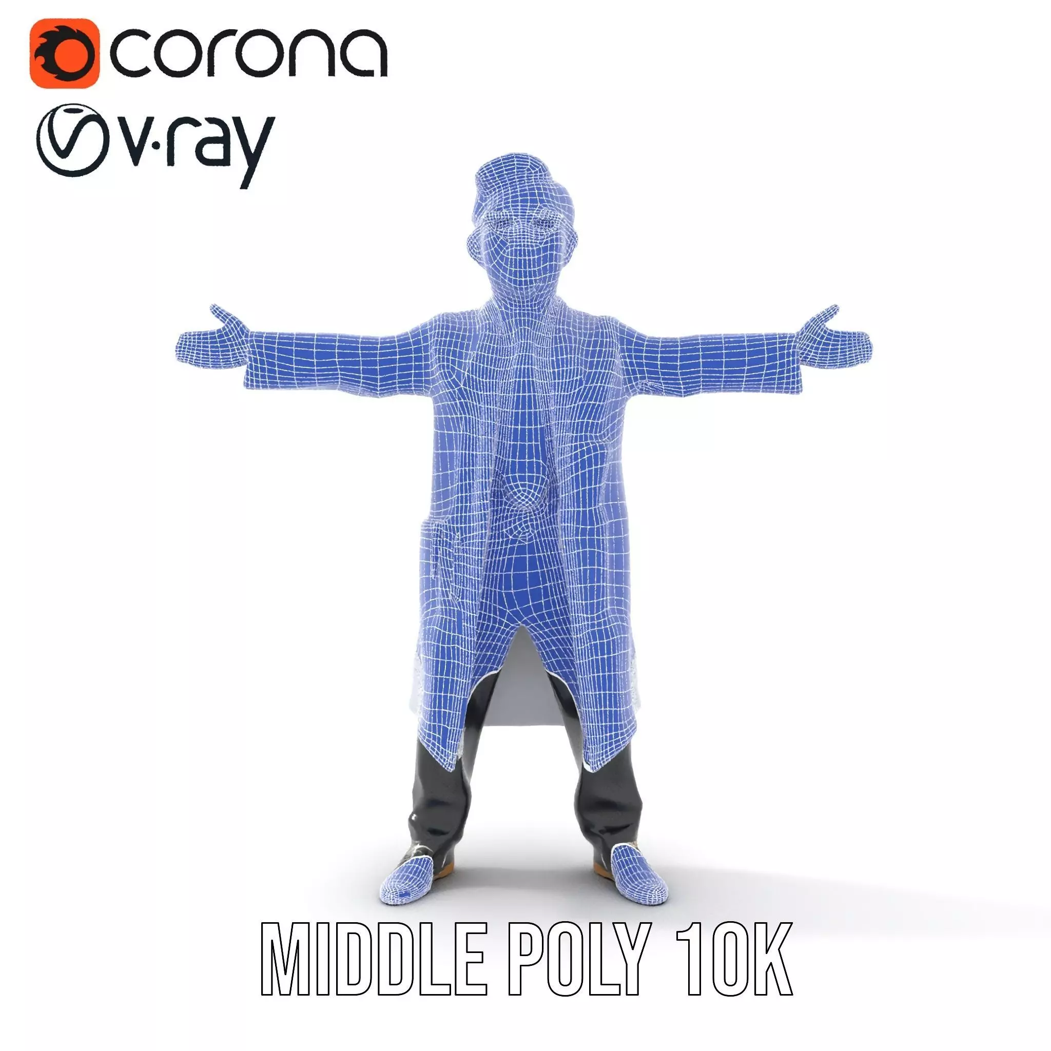 Professional Scientist model pack Low-poly 3D model_22