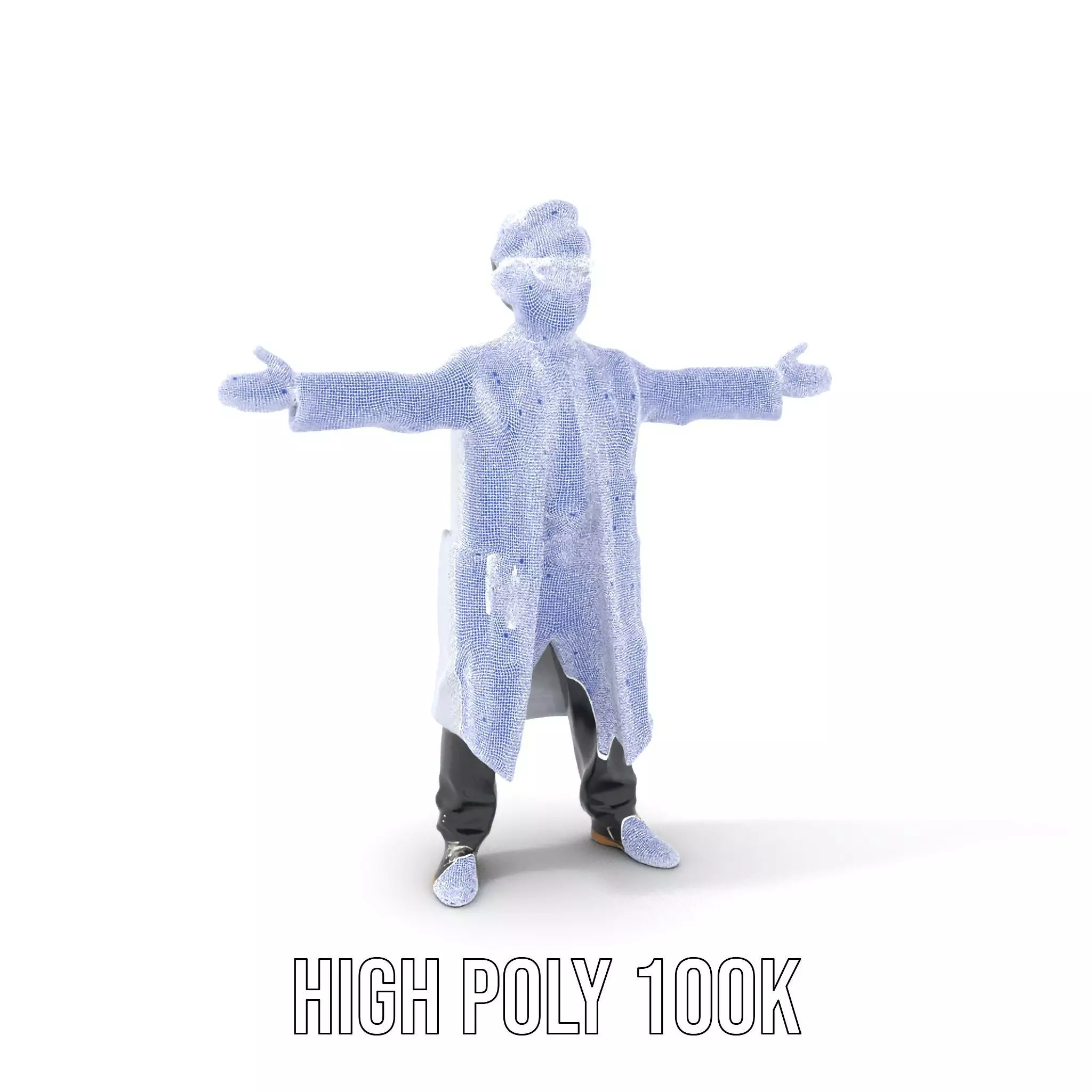 Professional Scientist model pack Low-poly 3D model_5