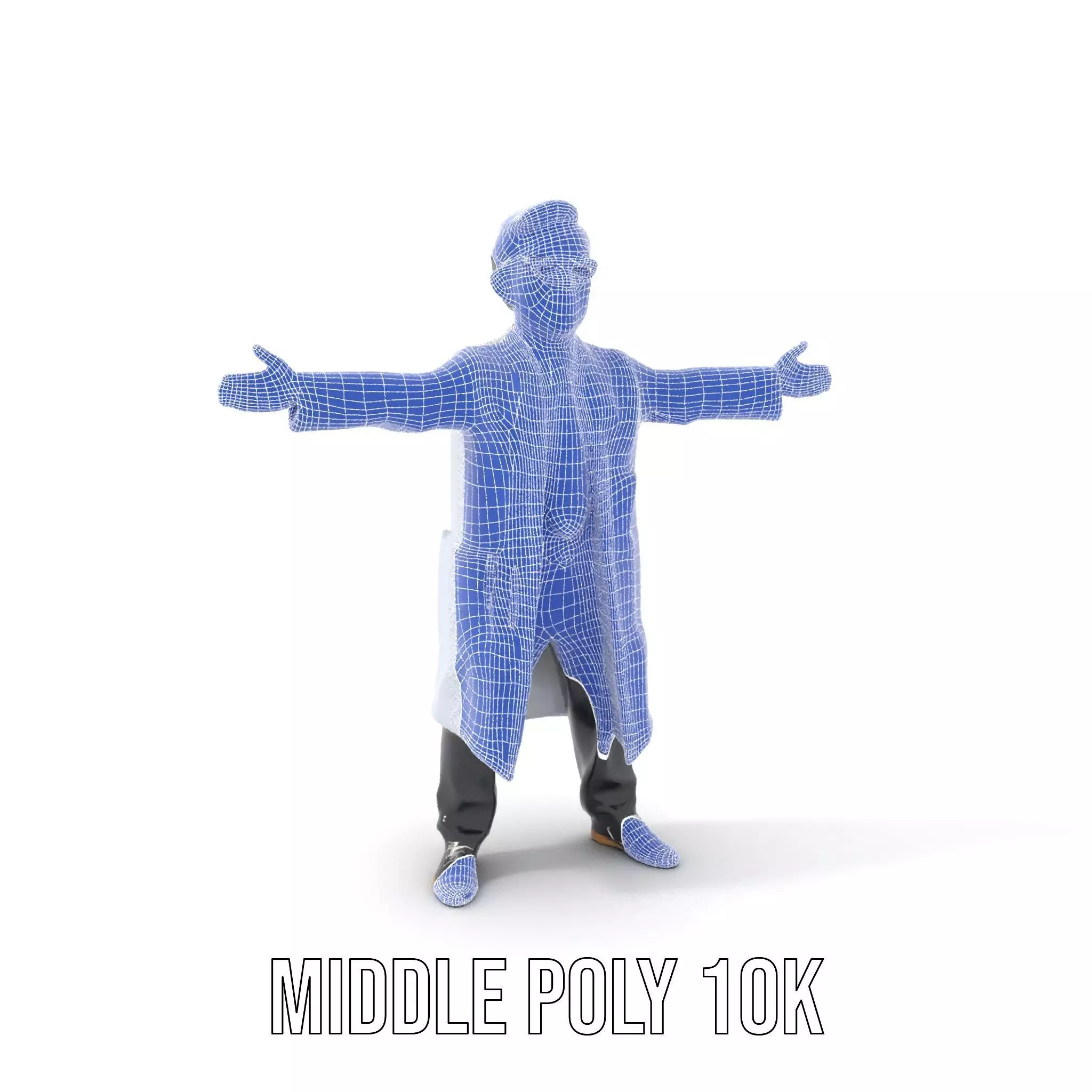 Professional Scientist model pack Low-poly 3D model_19