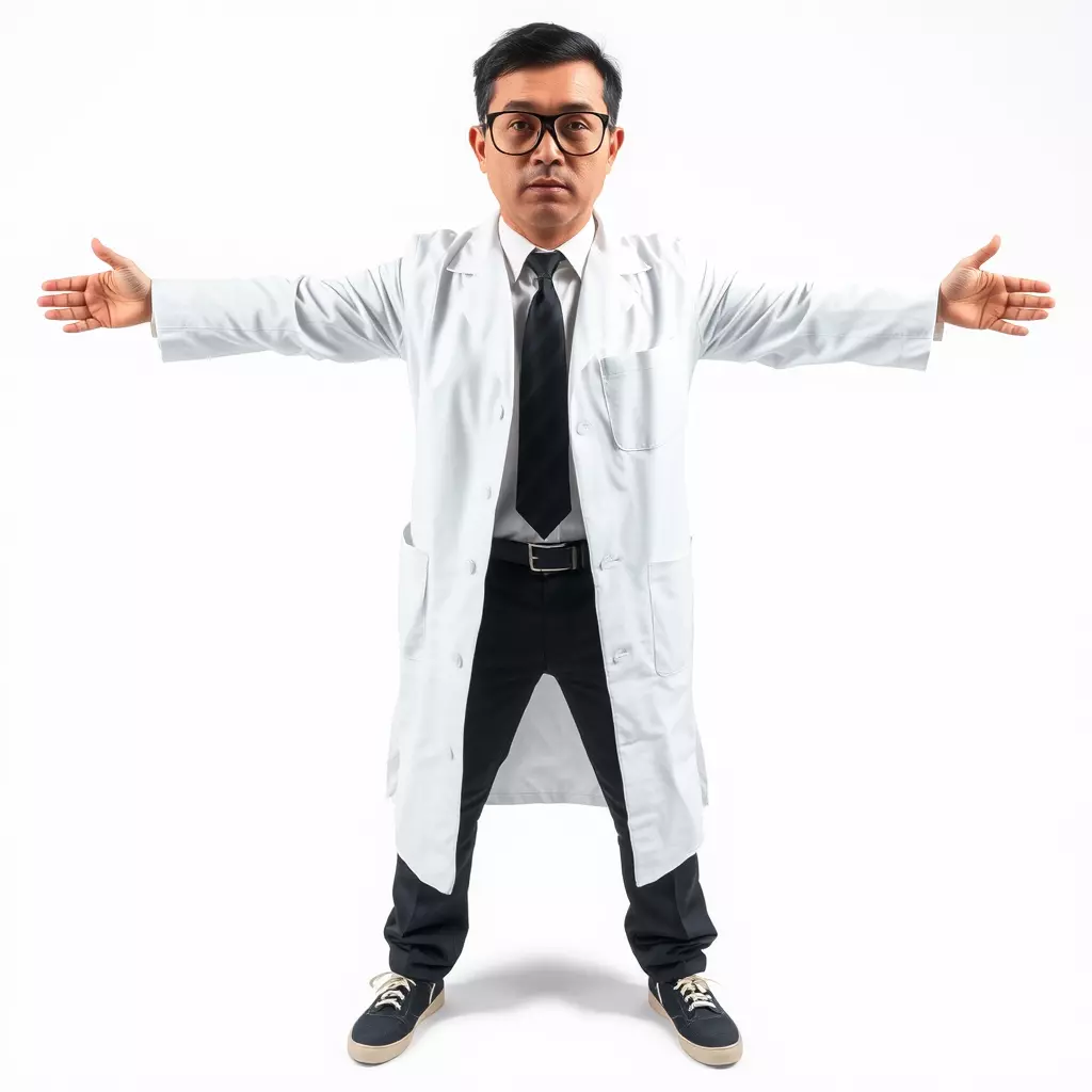 Professional Scientist model pack Low-poly 3D model_3