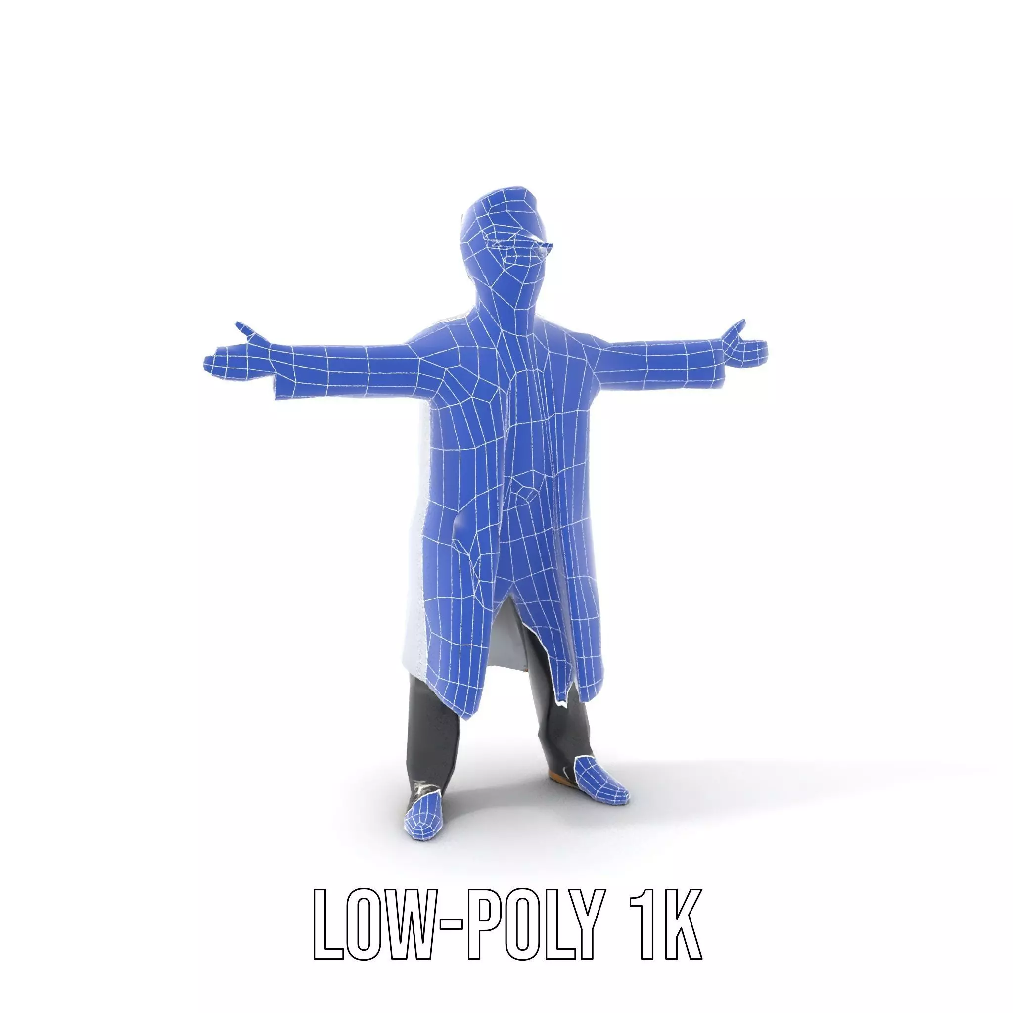 Professional Scientist model pack Low-poly 3D model_26