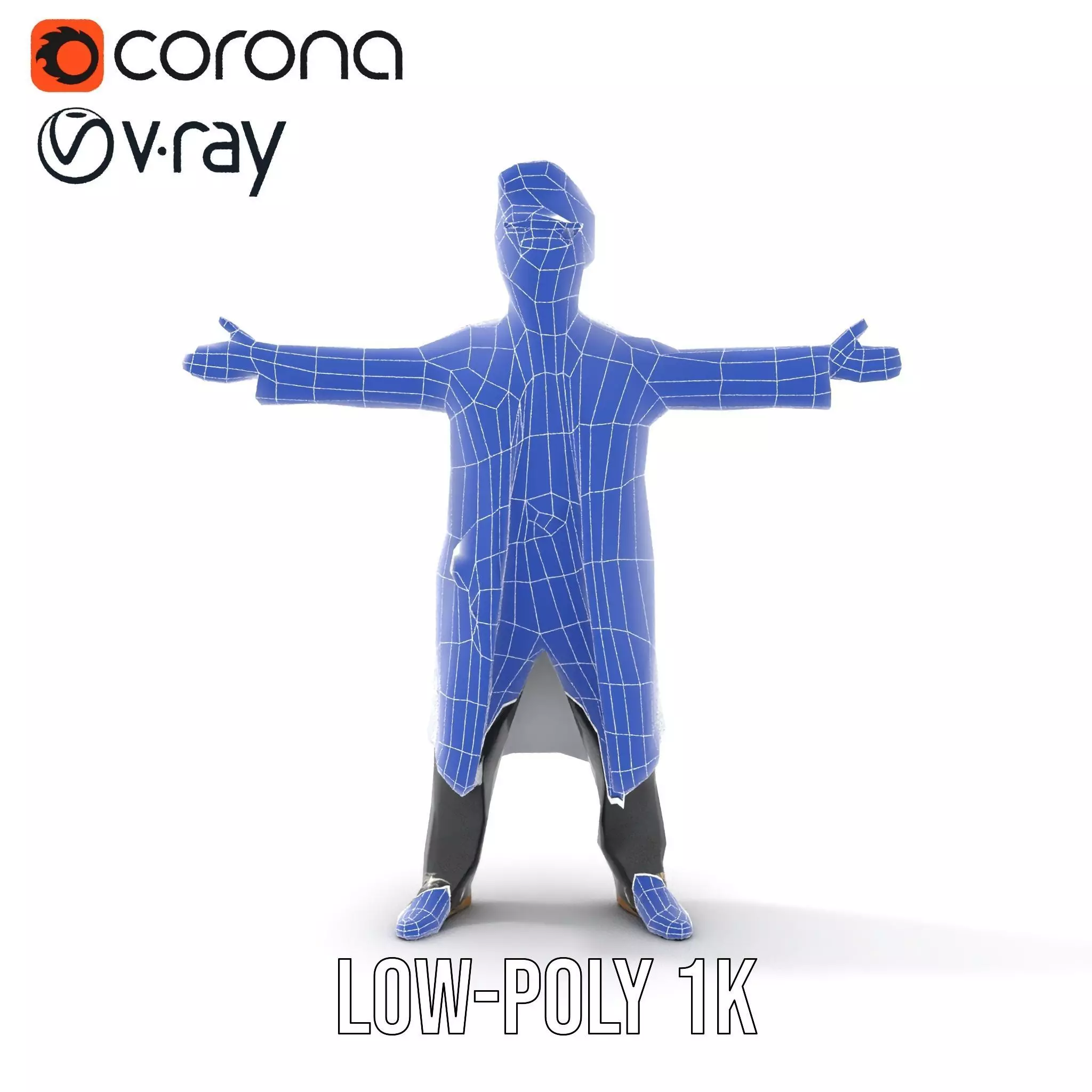 Professional Scientist model pack Low-poly 3D model_15