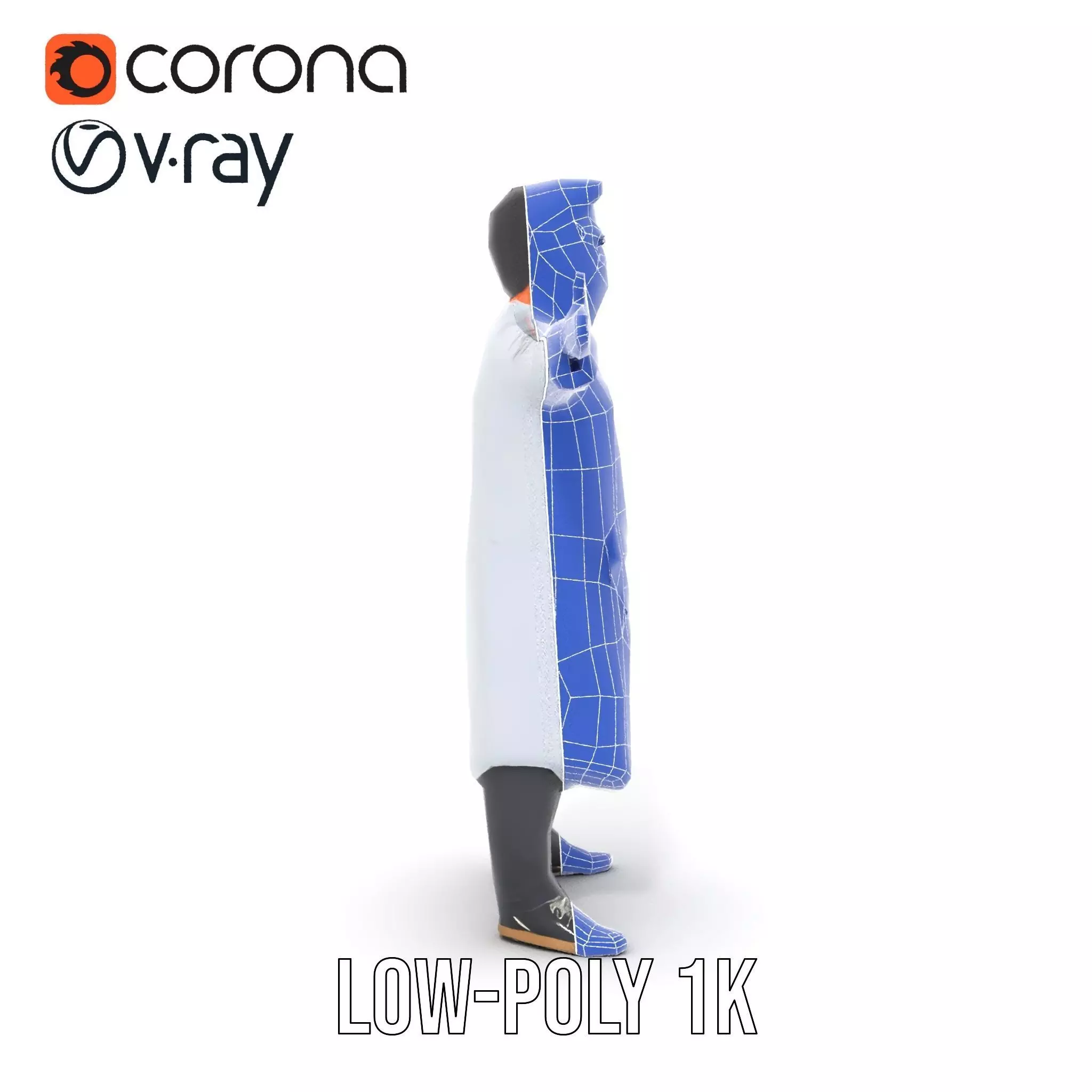 Professional Scientist model pack Low-poly 3D model_31