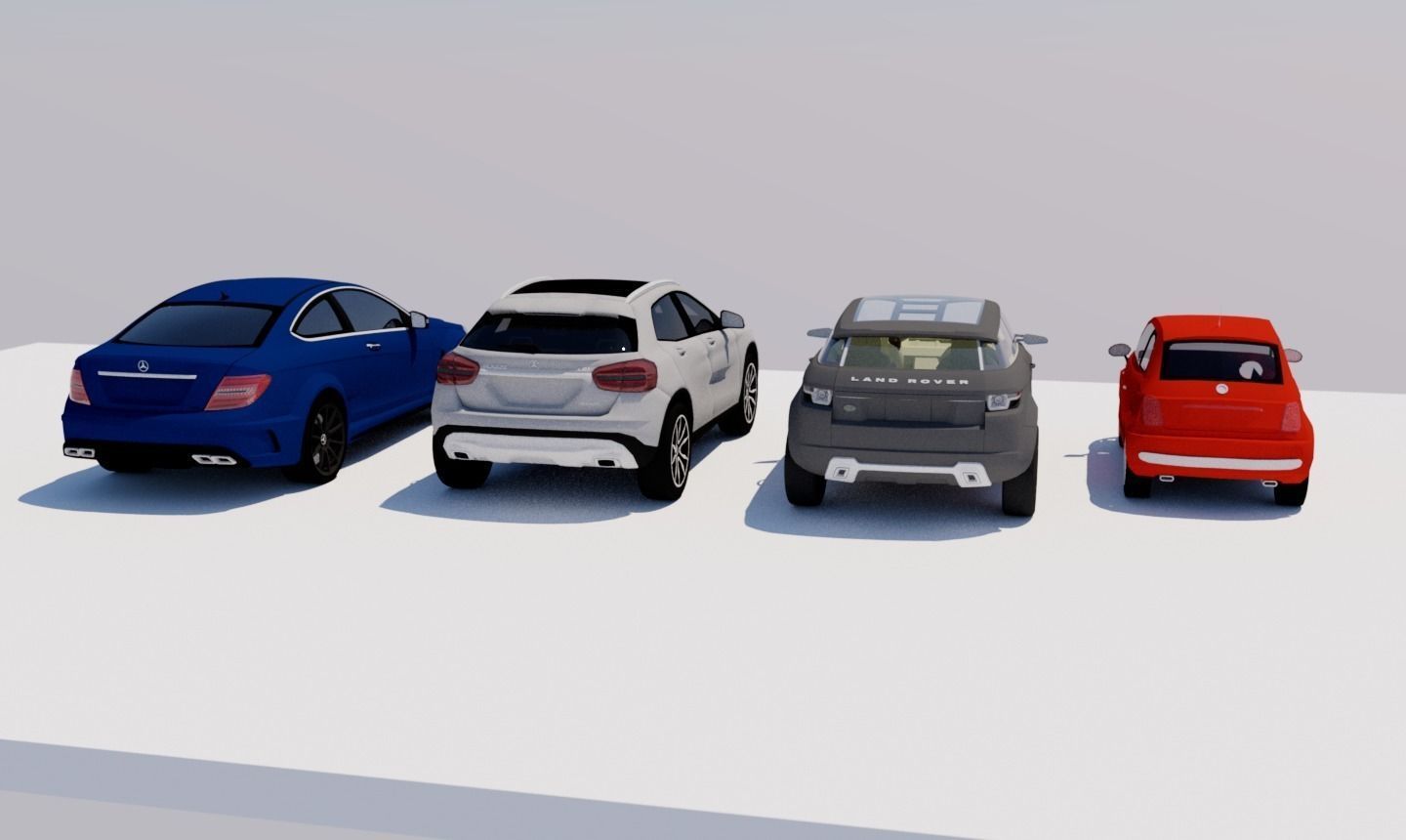 CARS HIGH DEFINITION Low-poly 3D model_1