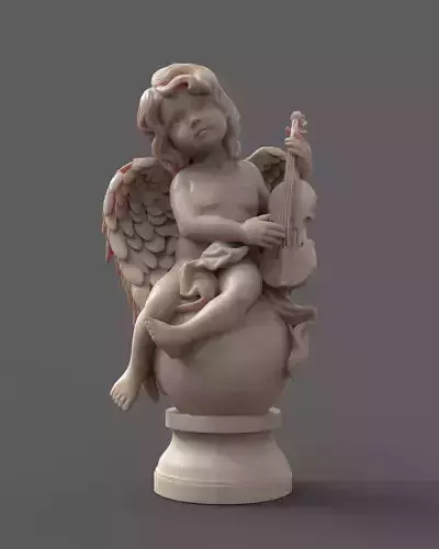 Music Angel 3D Model