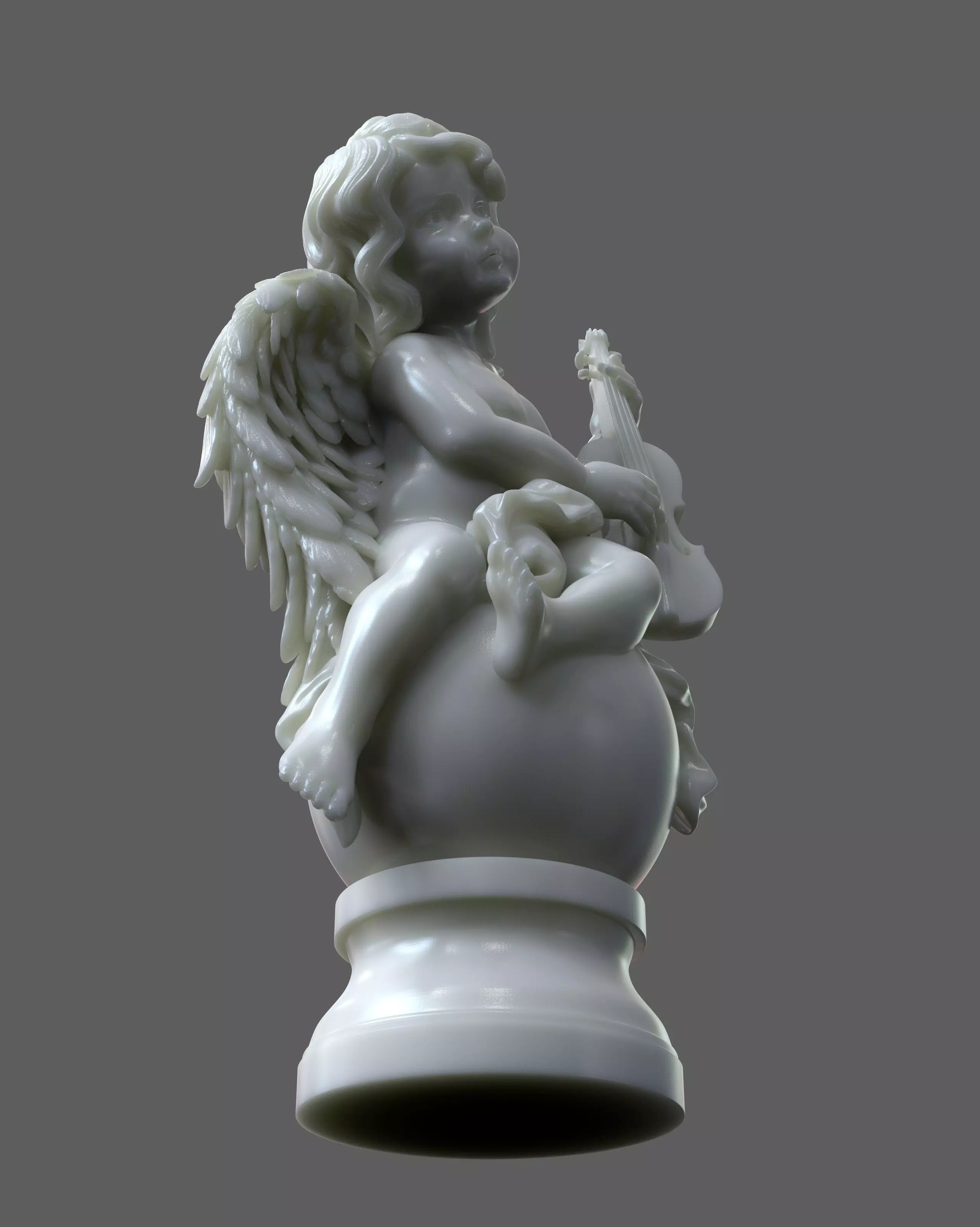 Music Angel 3D Model 3D model_3