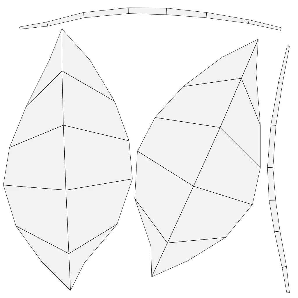 Druid Staff Stylized Low-poly 3D model_6