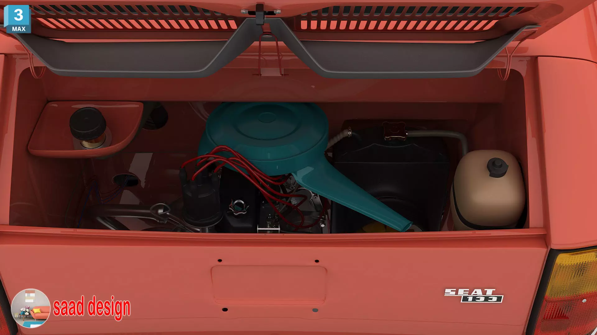 seat 133 3ds max- vray 6-lumion 8-animation  Low-poly 3D model_112