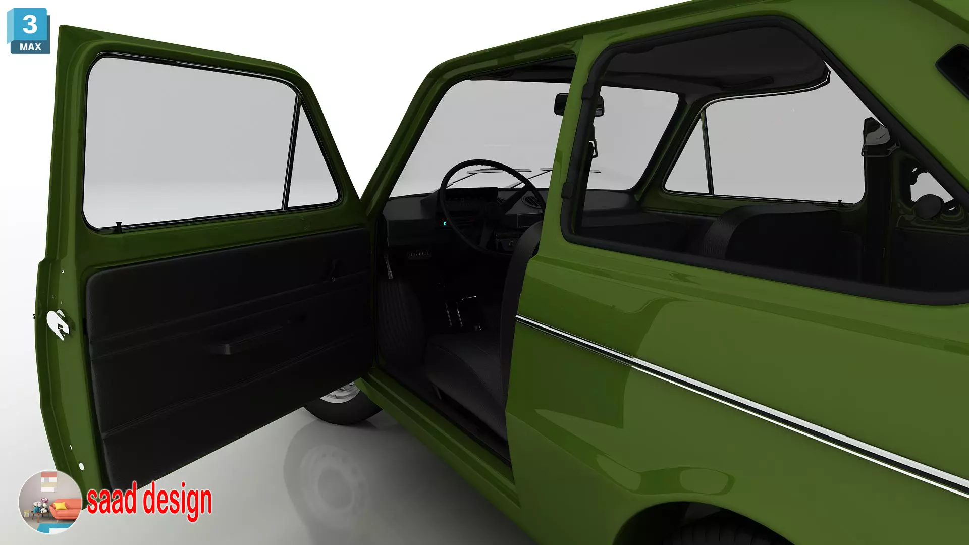 seat 133 3ds max- vray 6-lumion 8-animation  Low-poly 3D model_21