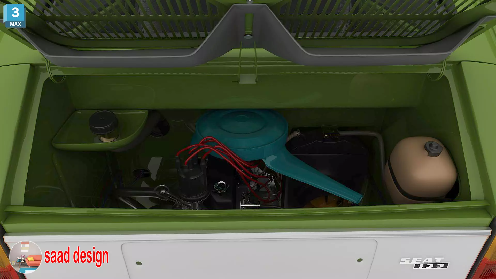 seat 133 3ds max- vray 6-lumion 8-animation  Low-poly 3D model_29