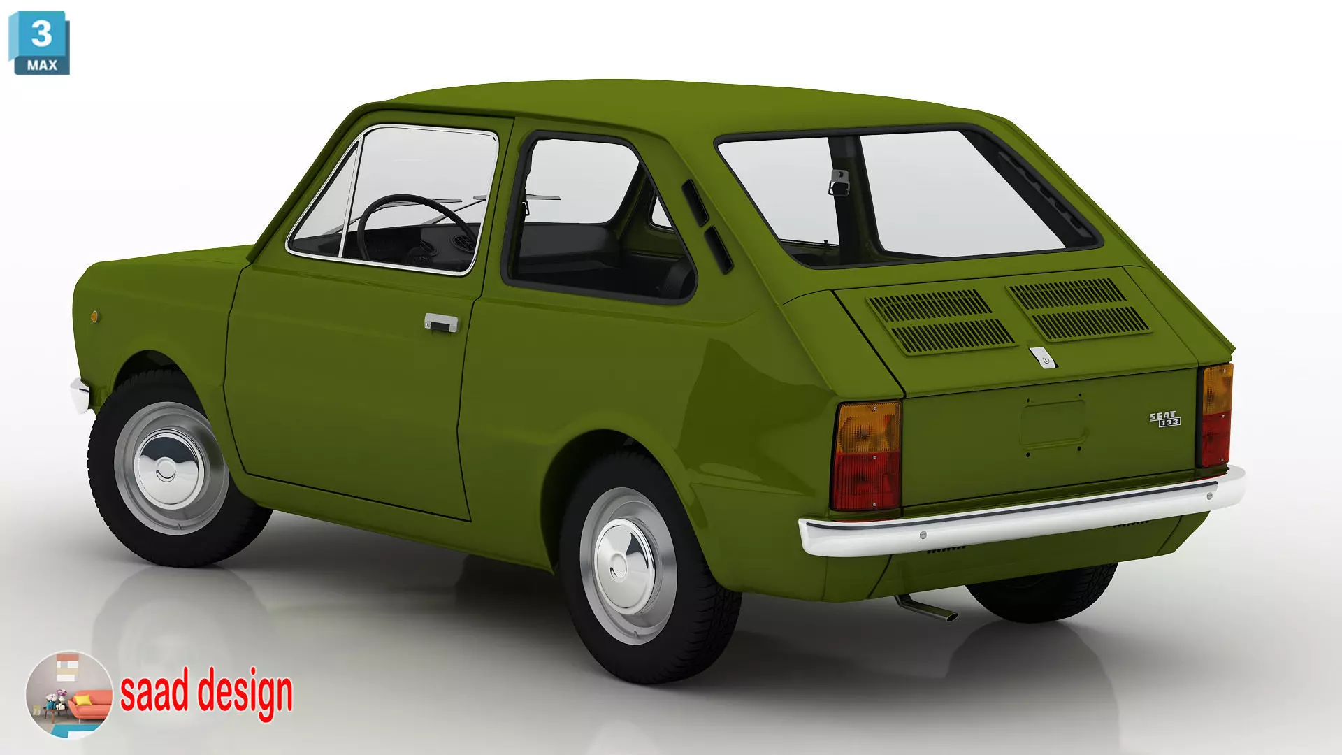 seat 133 3ds max- vray 6-lumion 8-animation  Low-poly 3D model_133