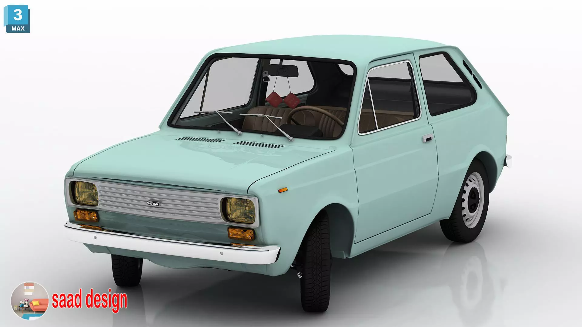 seat 133 3ds max- vray 6-lumion 8-animation  Low-poly 3D model_63