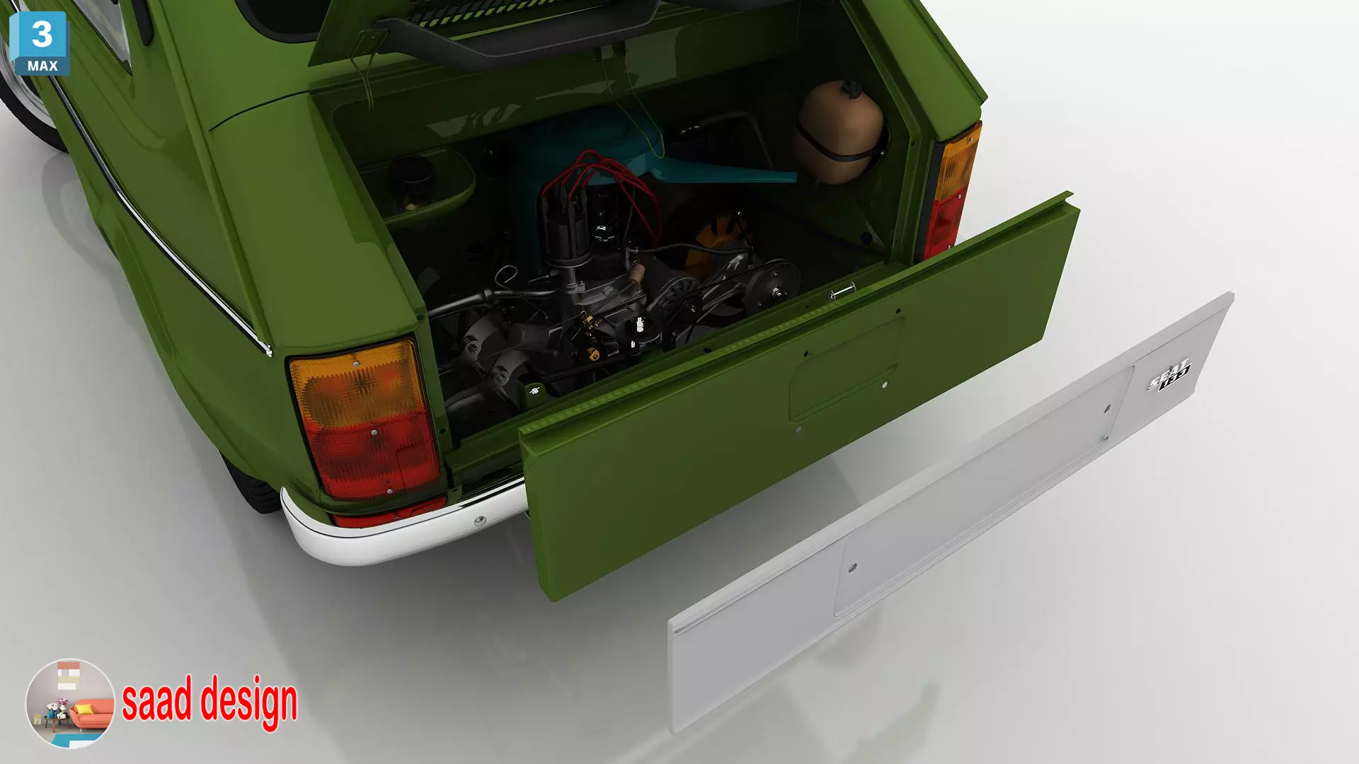 seat 133 3ds max- vray 6-lumion 8-animation  Low-poly 3D model_23