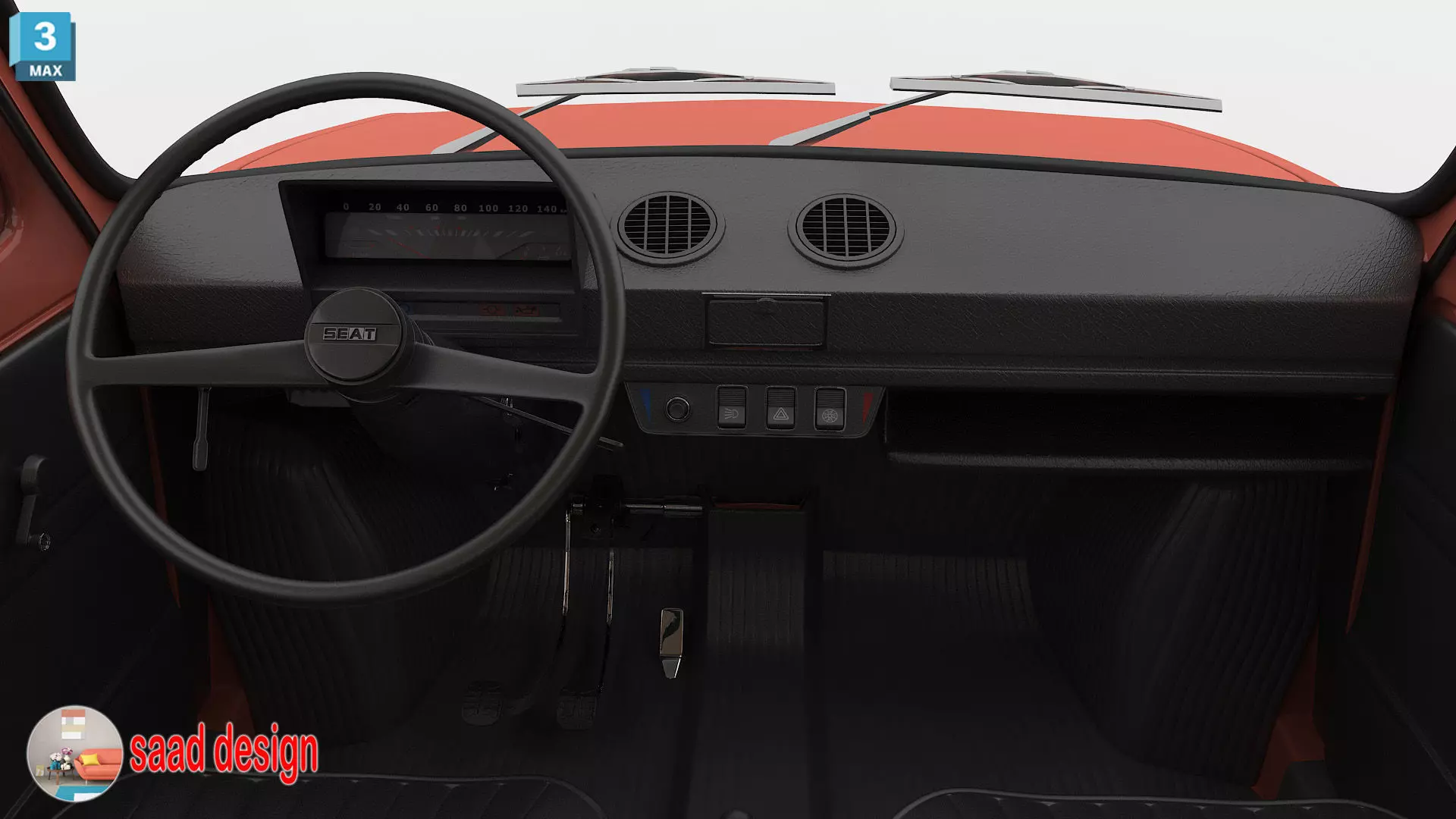 seat 133 3ds max- vray 6-lumion 8-animation  Low-poly 3D model_120