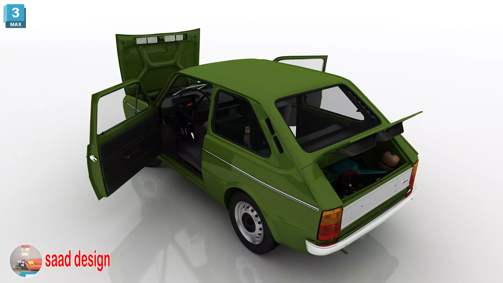 seat 133 3ds max- vray 6-lumion 8-animation  Low-poly 3D model_22