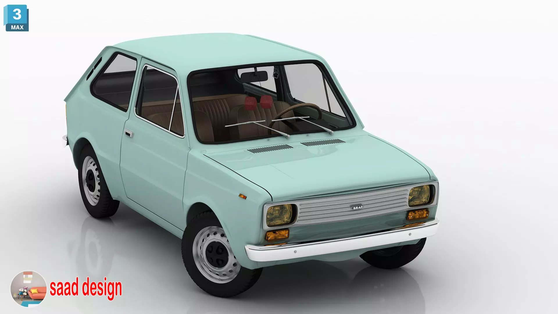 seat 133 3ds max- vray 6-lumion 8-animation  Low-poly 3D model_66