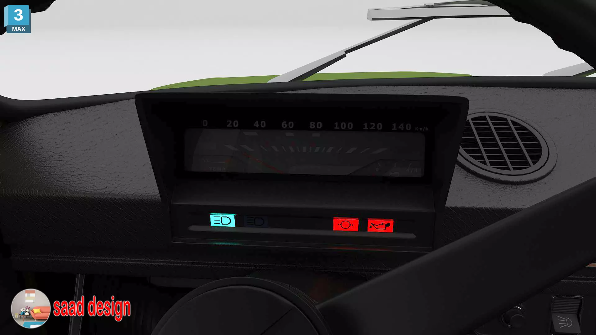 seat 133 3ds max- vray 6-lumion 8-animation  Low-poly 3D model_12