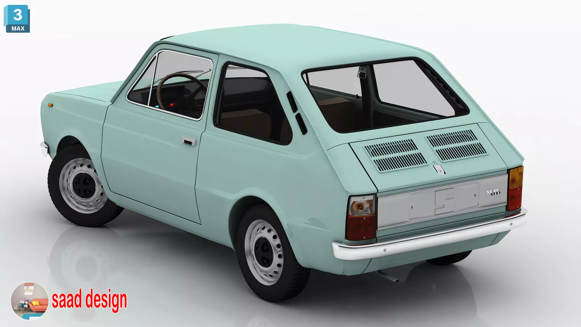 seat 133 3ds max- vray 6-lumion 8-animation  Low-poly 3D model_64