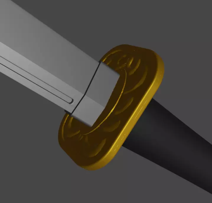 Rimuru - That Time I Got Reincarnated as a Slime - Rimuru Katana 3D print model_1