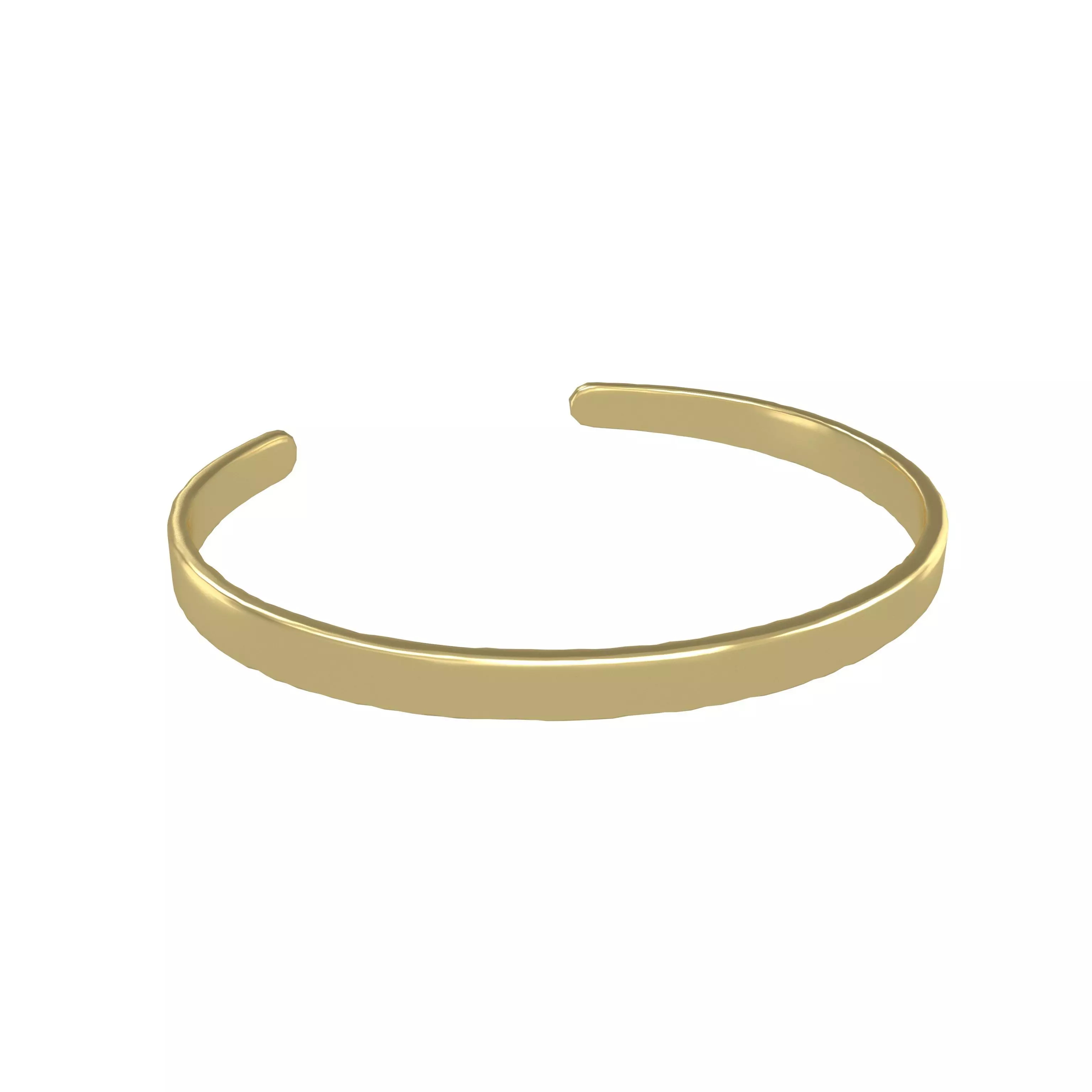 Cuff Bracelets v1 001 Low-poly 3D model