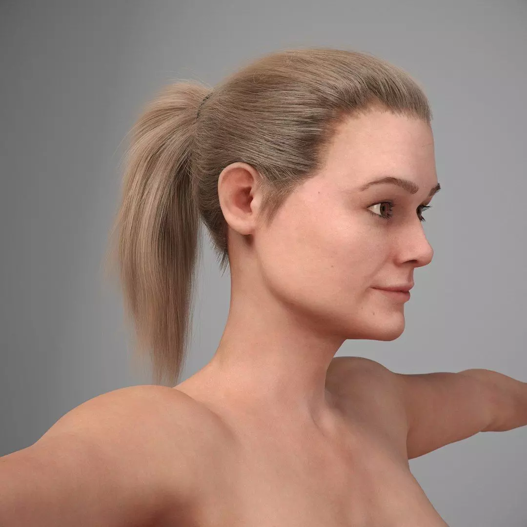 Olivia Female Model 3D model_3