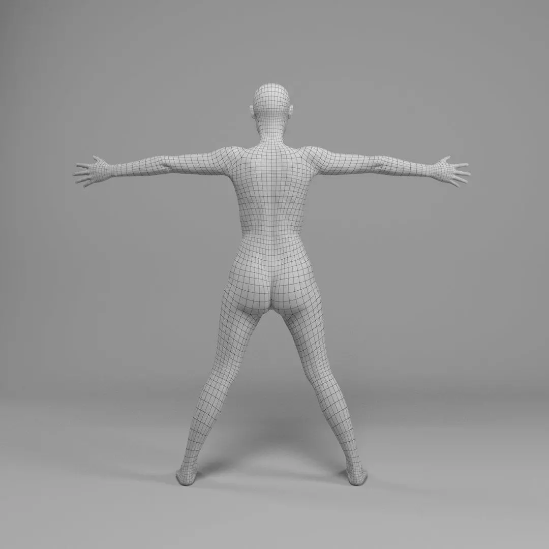 Olivia Female Model 3D model_5