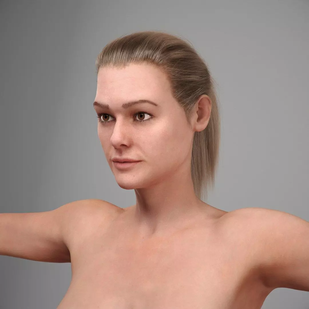 Olivia Female Model 3D model_2