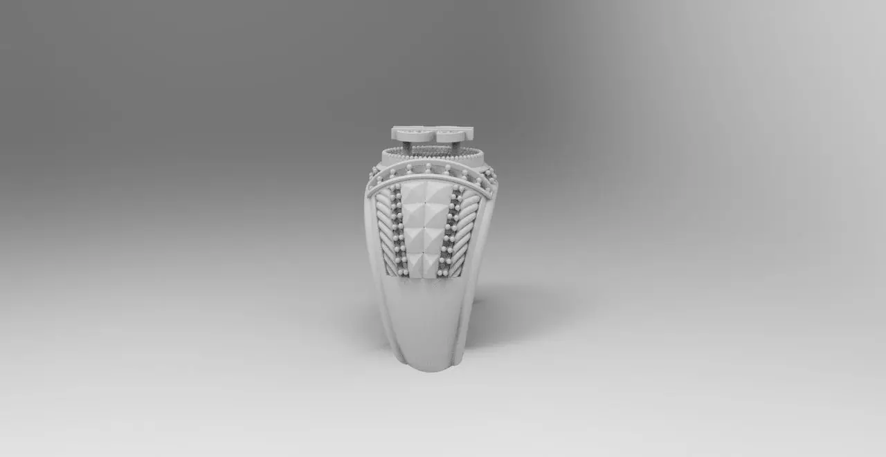 anillo signo pesos  3D print model_1