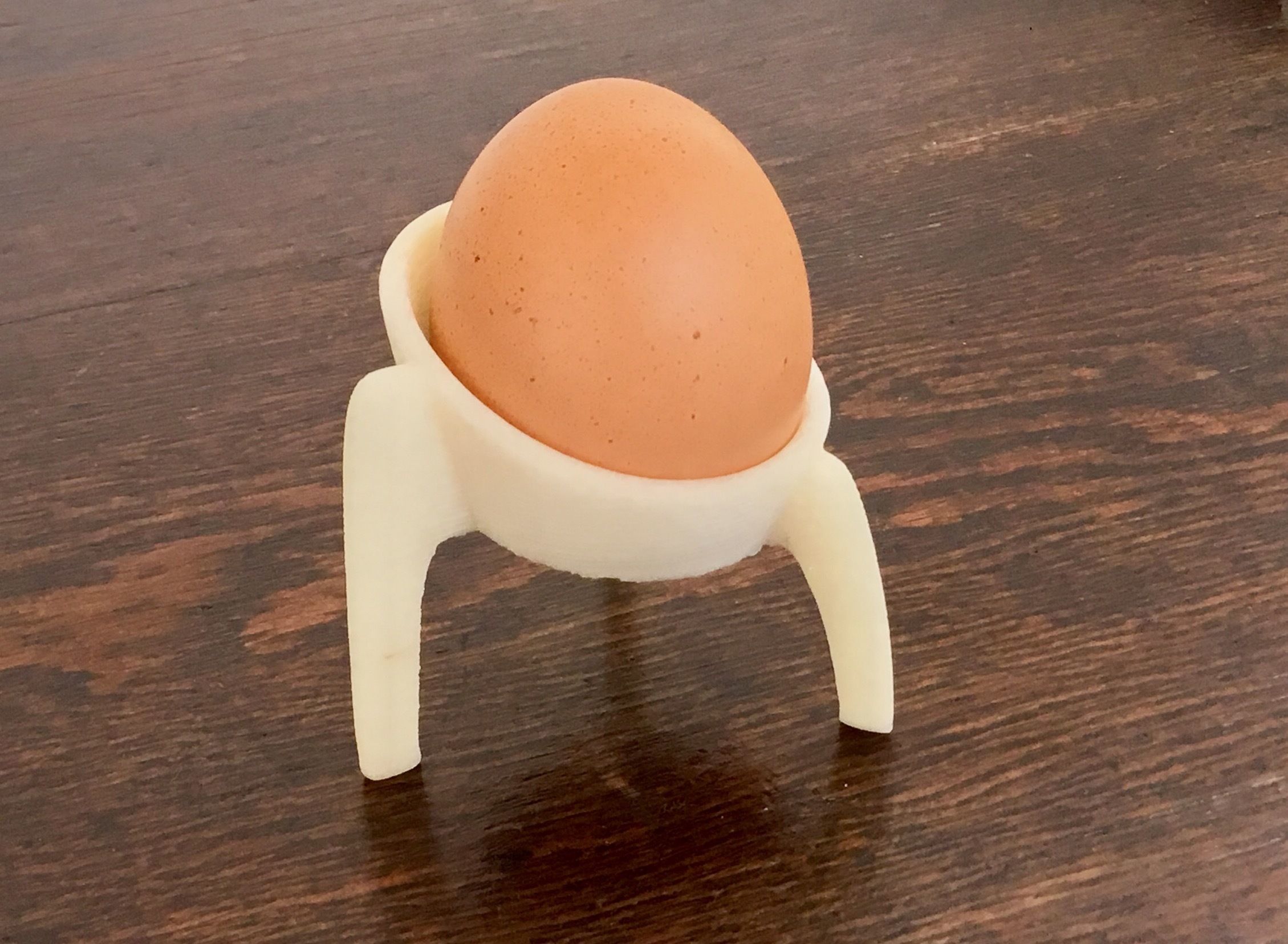 TRIPOD Egg cup 3D print model_2