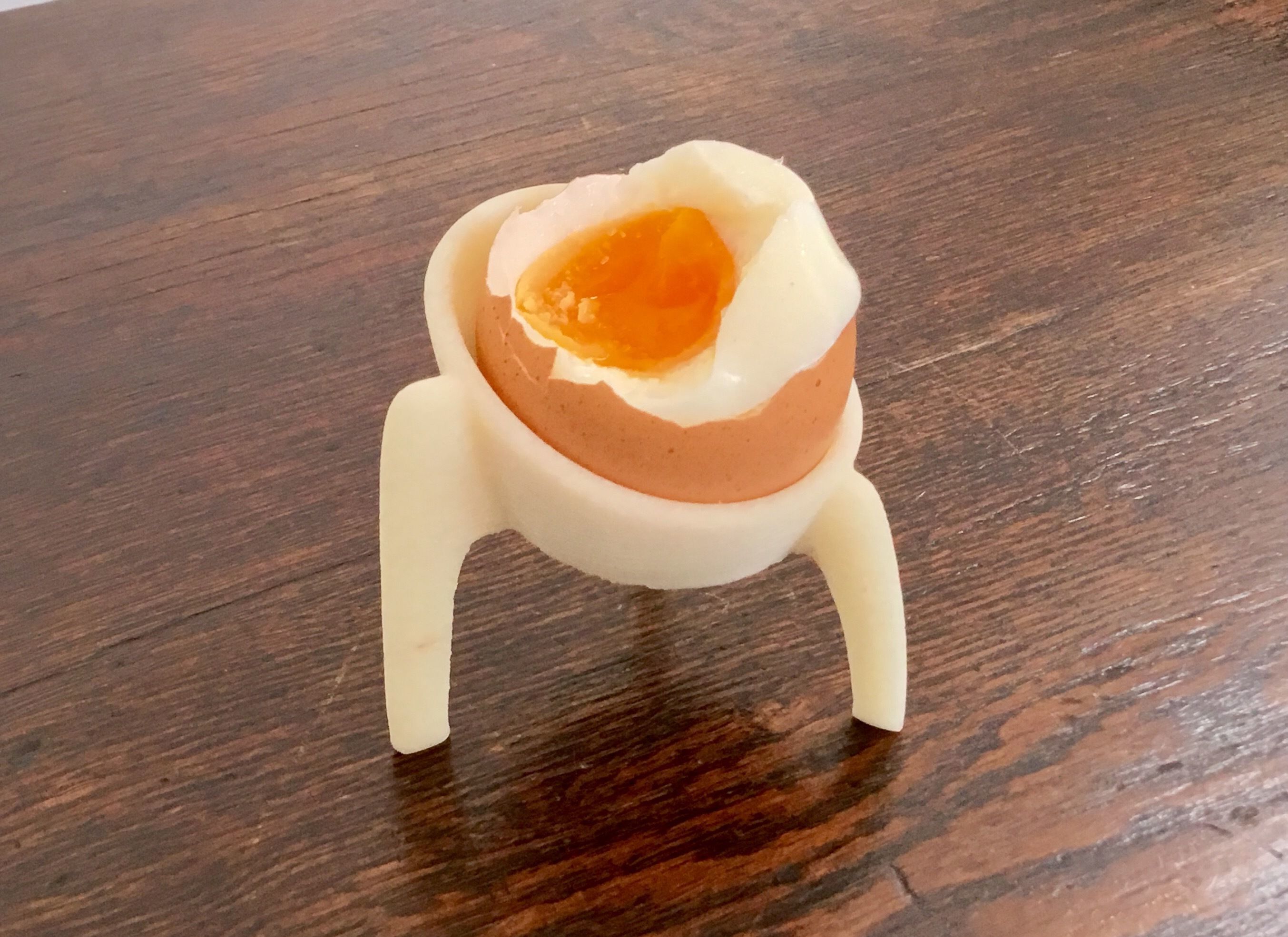 TRIPOD Egg cup 3D print model_6