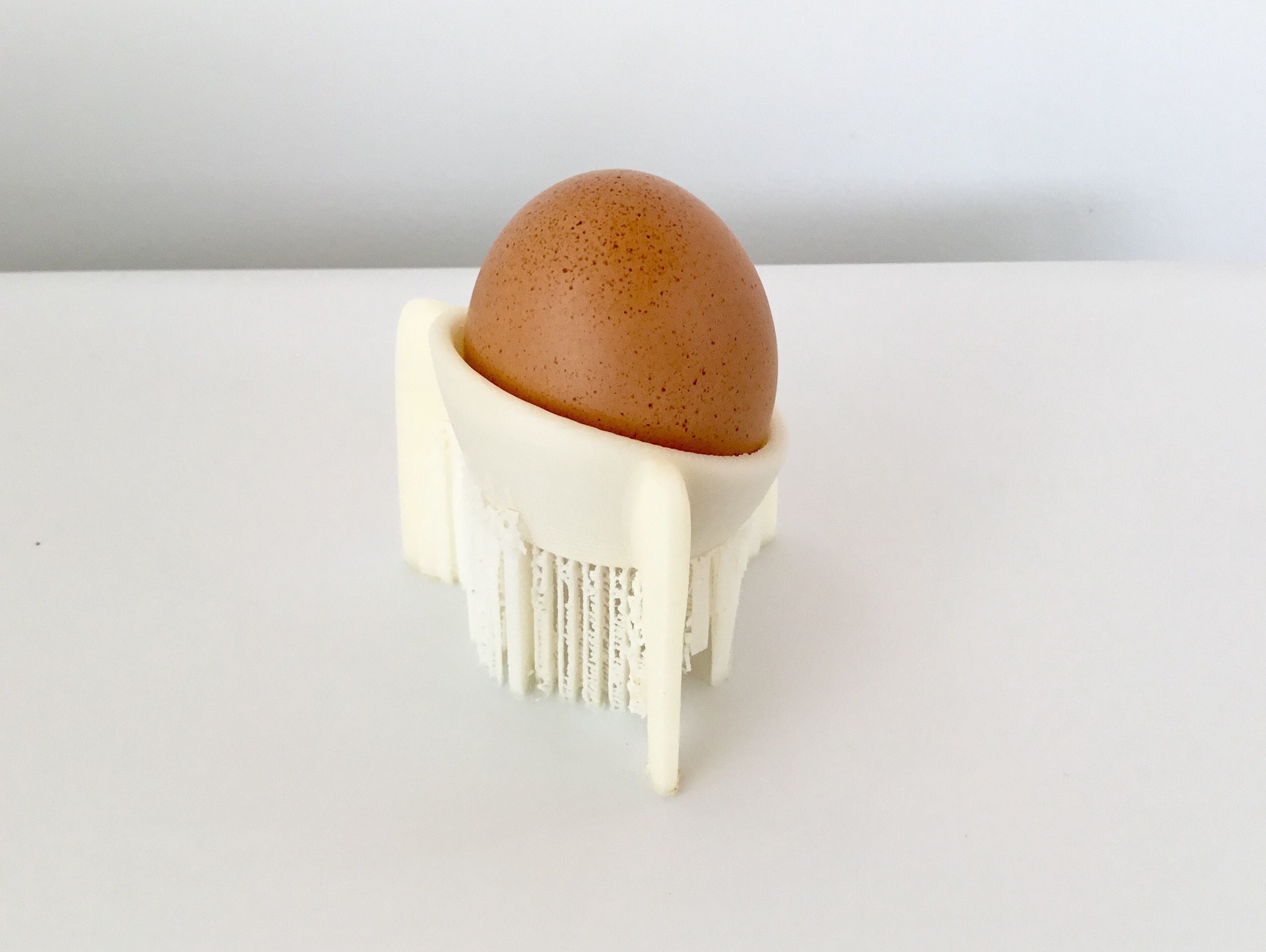 TRIPOD Egg cup 3D print model_4