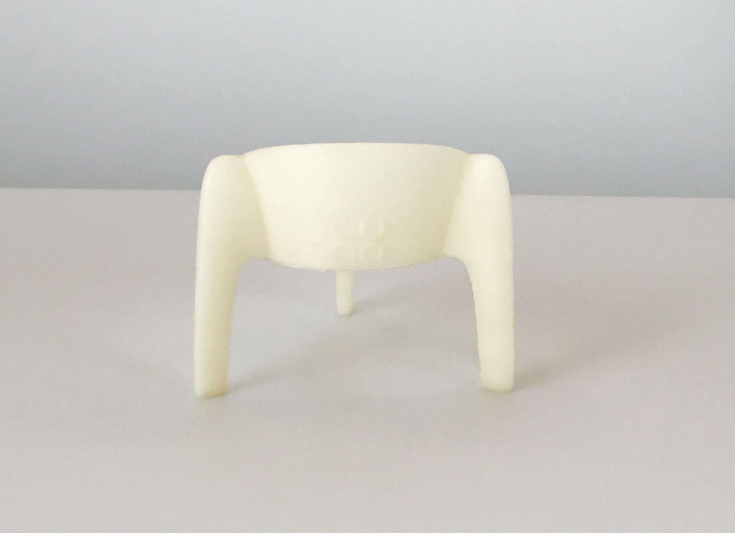 TRIPOD Egg cup 3D print model_3