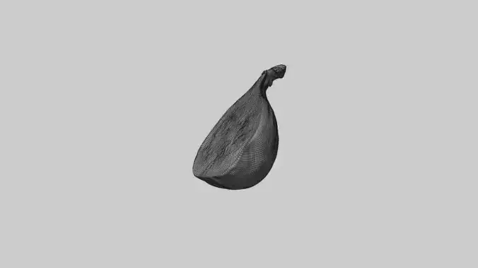 Half Cut Fig Fruit 3D model 6