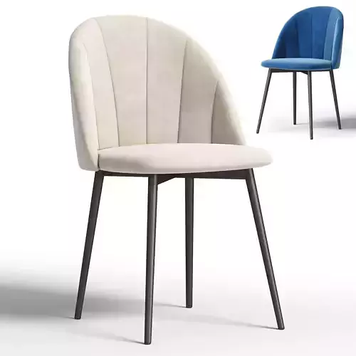  Logan chair NEW velor beige