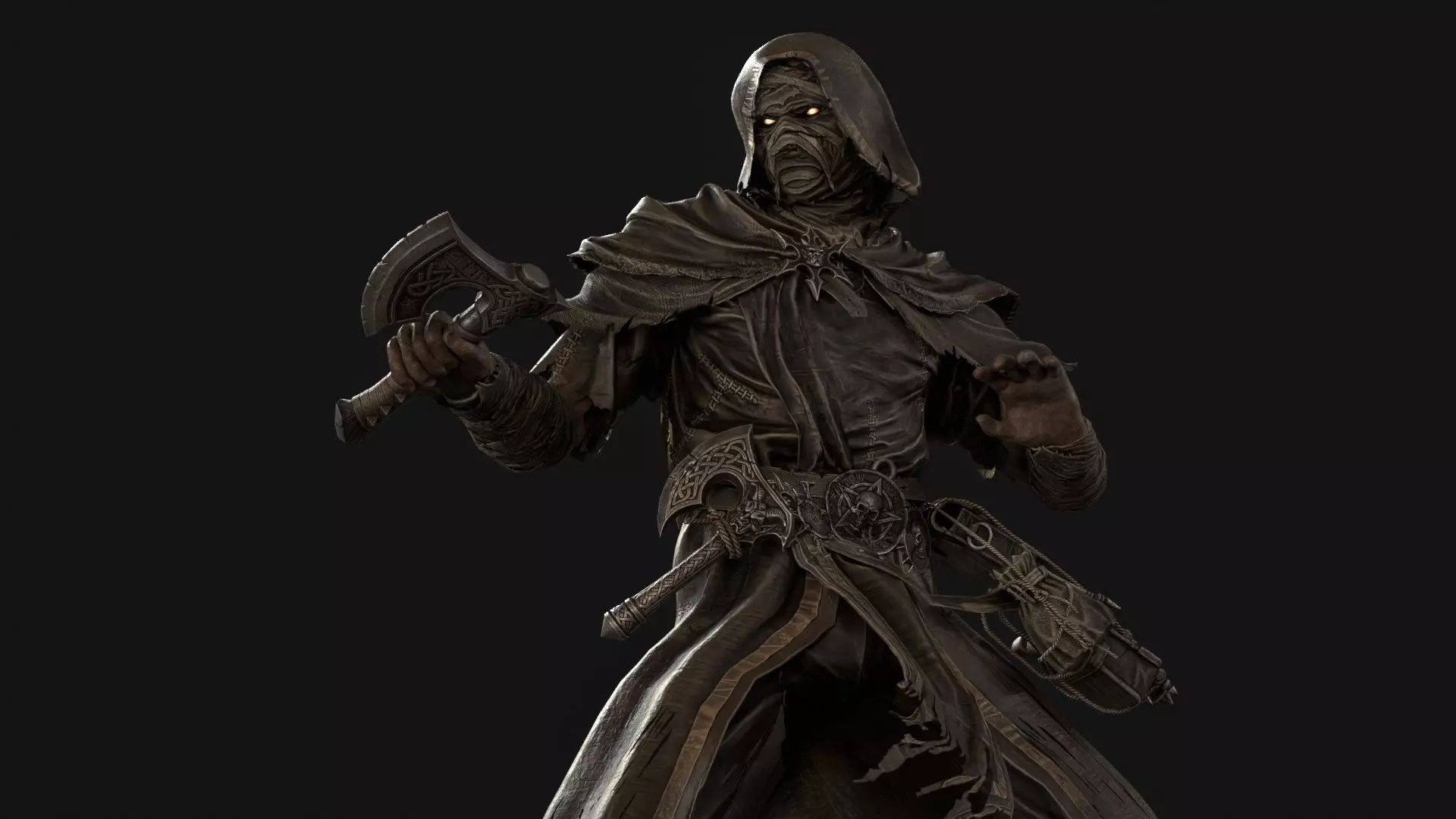 Savage Low-poly 3D model_21