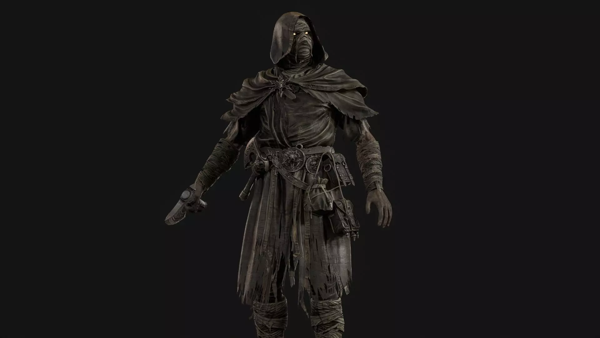 Savage Low-poly 3D model_16