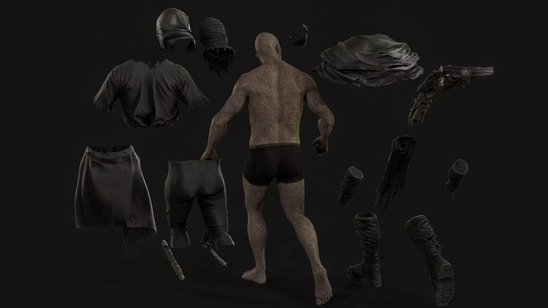 Savage Low-poly 3D model_8