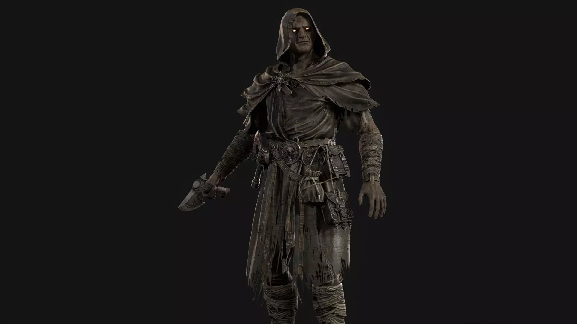 Savage Low-poly 3D model_17