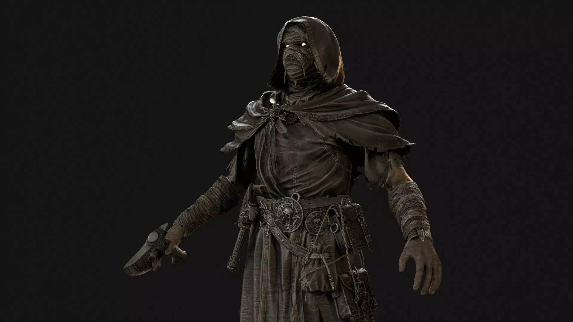 Savage Low-poly 3D model_10