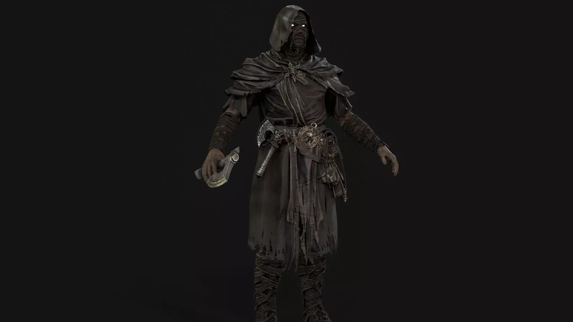 Savage Low-poly 3D model_15