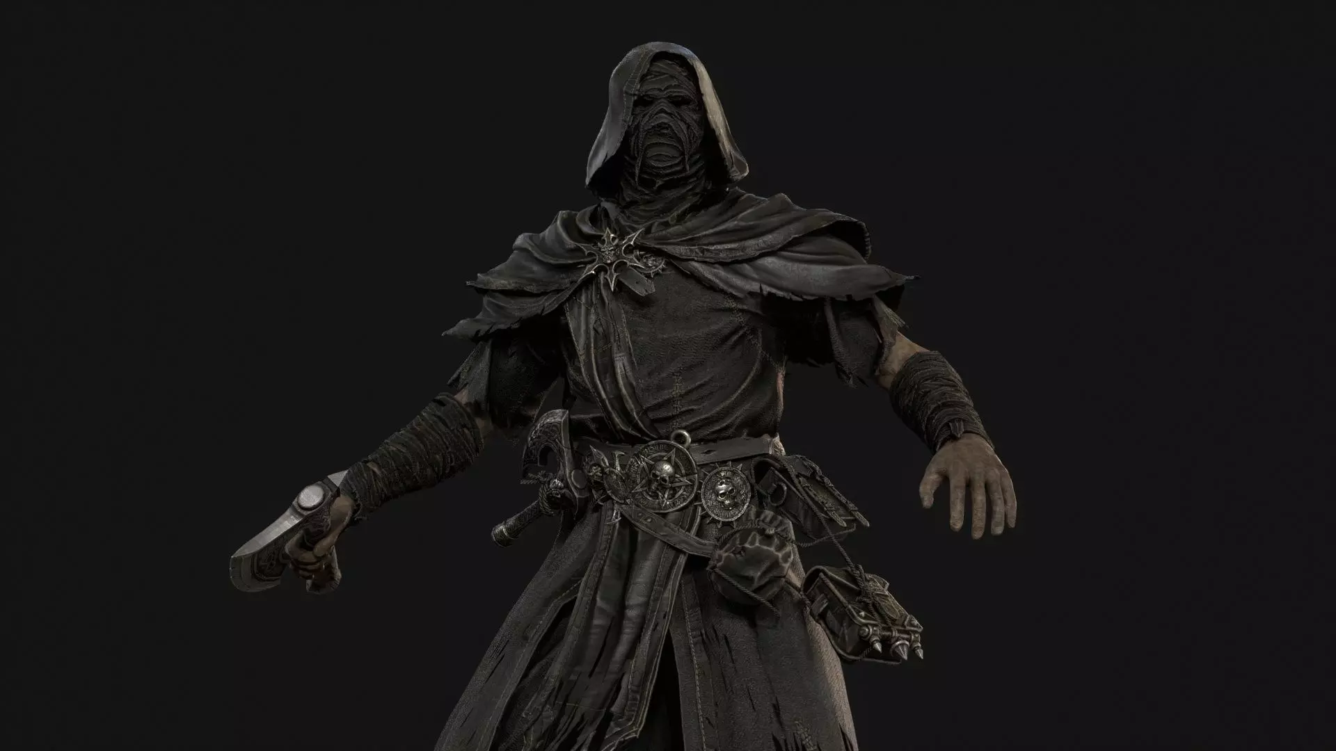 Savage Low-poly 3D model_22