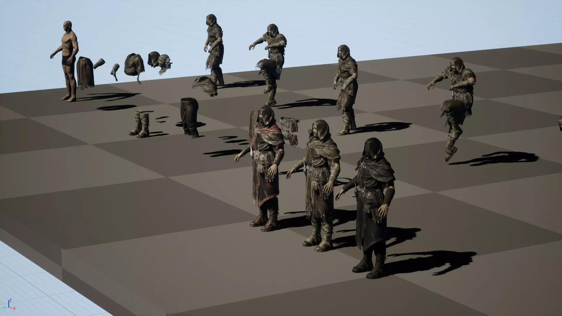 Savage Low-poly 3D model_28