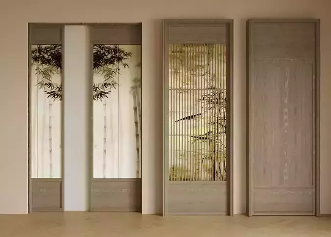 Chinese   style sliding door