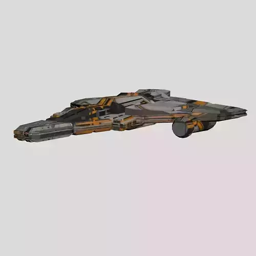 3D Printable Spaceship  3D print model