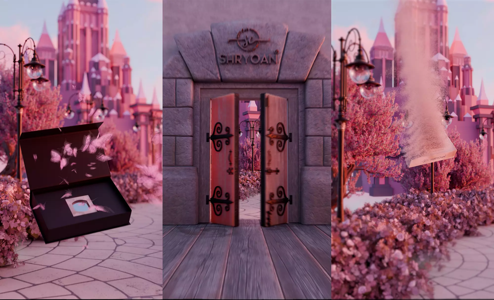 Fantasy land 3D model_0