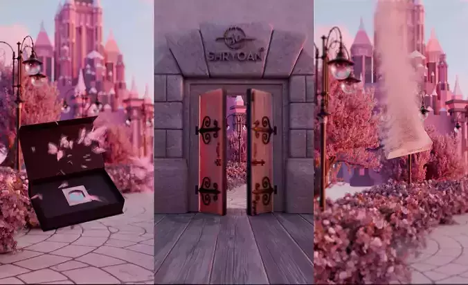 Fantasy land 3D model Fantasy land 3D model