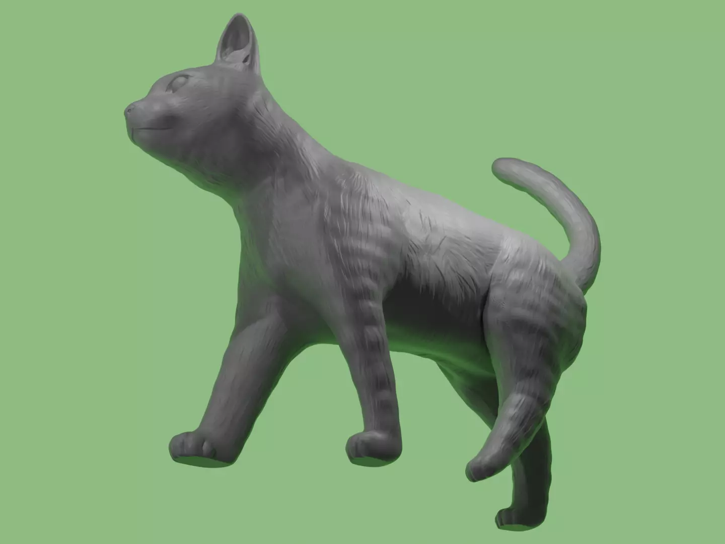 Walking Cat Free 3D print model_2