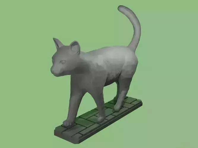 Walking Cat Free 3D print model