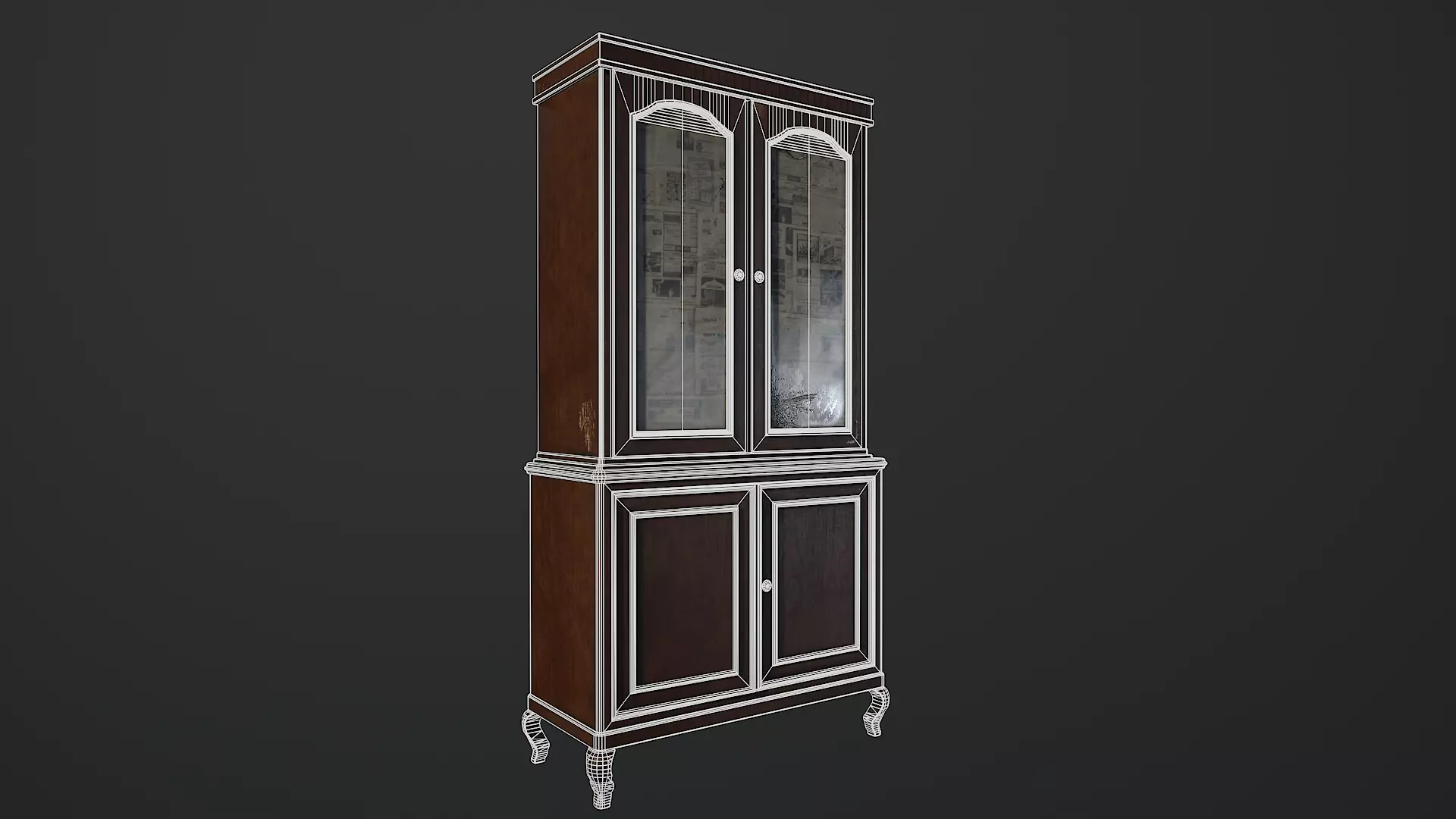 Low-Poly Horror Living Room Pack Low-poly 3D model_53