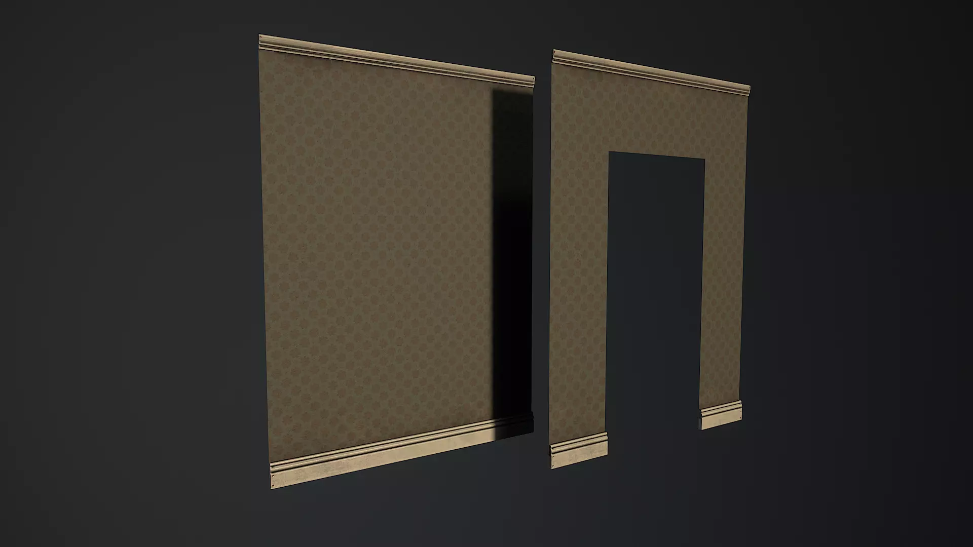 Low-Poly Horror Living Room Pack Low-poly 3D model_66